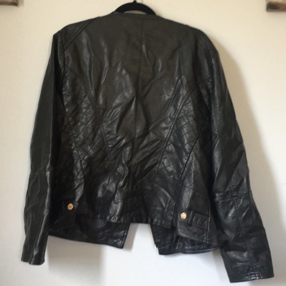 Lowest price!!Calvin Klein faux leather jacket - Picture 5 of 6